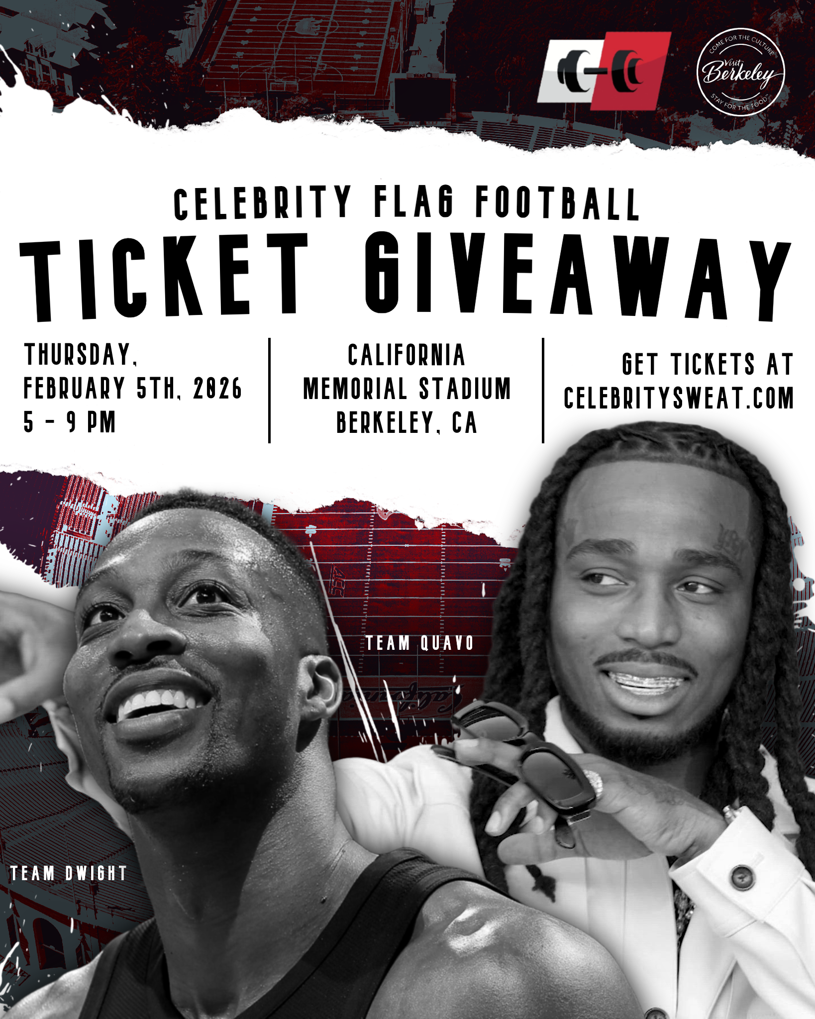 Visit Berkeley — ticket giveaway creative